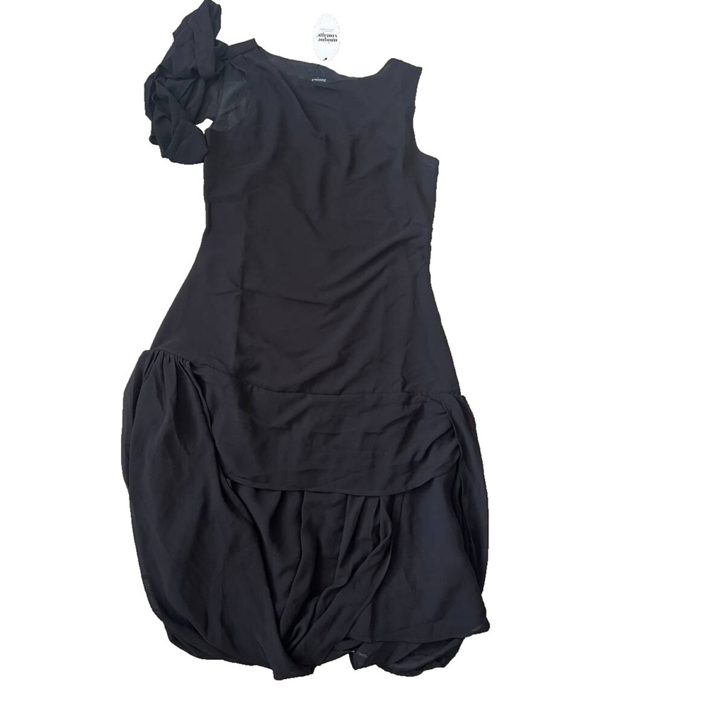 unigue dress black girl dress Sleeve Length Black M A000782